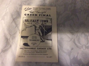 1958/9 DIV 3 HALIFAX TOWN V TRANMERE ROVERS 7 - Imagen 1 de 1