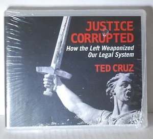 Ted Cruz Justice Corrupted: (CD Audiobook) 8 CD Sealed - Foto 1 di 2