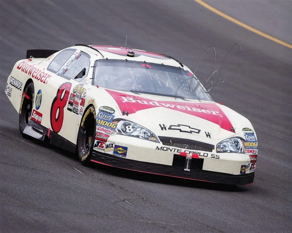 Autografiado 2006 Dale Earnhardt Jr. #8 Budweiser Racing Día del Padre (Michigan R Foto 1 de 1