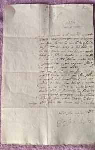 Manuscrit Original Of Corçà 1690 - Picture 1 of 2