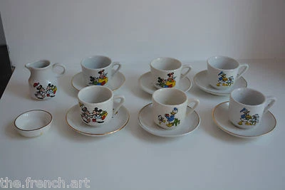 ANCIENNE DINNETTE MICKEY EN PORCELAINE - Photo 1/4