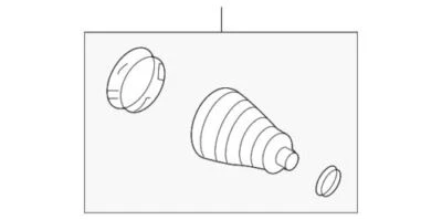 Kit de arranque Tri-Pot de medio eje rueda delantera genuino GM 2010-2011 Cadillac 20846096 Foto 1 de 2