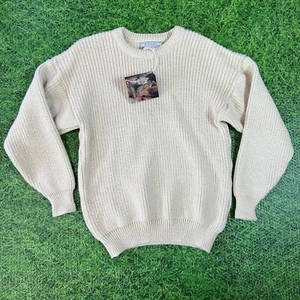 Grande maglione australiano uomo lana maglia girocollo pullover maglione taglia small nuovo con etichetta - Foto 1 di 7