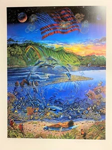 Robert Lynn Nelson - Ring of Life Signed & Numbered L/ED Mixed Media - Picture 1 of 3