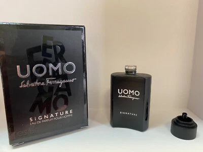 Salvatore Ferragamo Uomo Signature EDP Pour Homme Splash Mini - 0,17 oz. - Nuevo en caja Foto 1 de 2