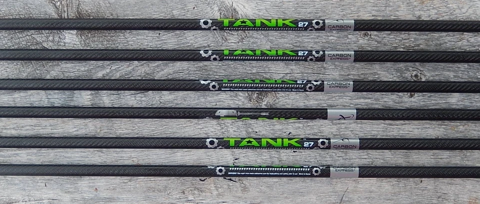 TANQUE 27 EJES CON COLLARES CARBON EXPRESS 1/2 DOCENA Foto 1 de 1