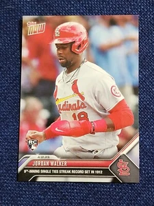 2023 TOPPS NOW #110 JORDAN WALKER HIT TIES RECORD ST. LOUIS CARDINALS RC - Picture 1 of 2