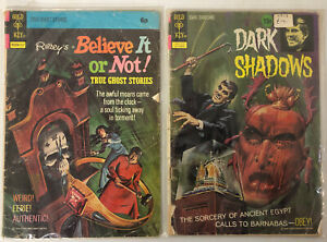 Gold Key Comics Ripley's Ghost Stories and Dark Shadows