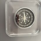 Vintage Collectible Johnnie Walker Advertising Compass In Glass 