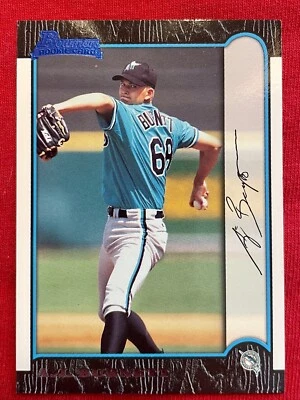 1999 Bowmans Rookie AJ Burnett 323 Pack To Sleeve - Image 1 of 2