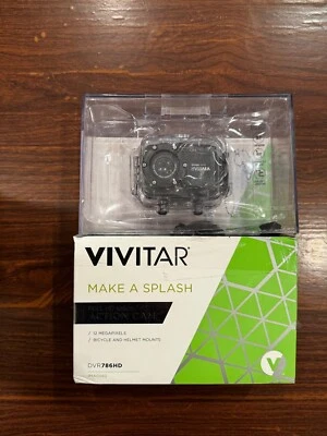 Vivitar Full HD Action Camera DVR786HD Blk 1080p HD Waterproof Action Cam Video - Image 1 of 2
