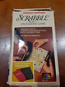 Vintage Scrabble Pocket Edition Reisegröße Kreuzworträtsel Brettspiel 1978 - Bild 1 von 5
