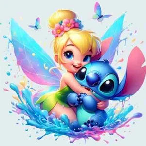DIY Diamond art painting kits for adults kids stitch fairy 30x30cm large - Picture 1 of 2