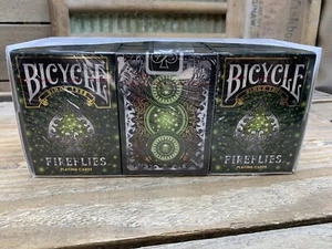 Lot Of 12 Sealed Bicycle Fireflies Playing Cards Poker Size Deck Limited Edition - Picture 1 of 3