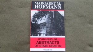 North Carolina Abstracts of State Grants Volume One 1998 Margaret Hoffman - Bild 1 von 5