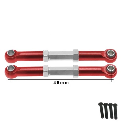 2x Barra de amarre de enlace de dirección de aleación para RC 1/12 Wltoys 12429 Desert Buggy Short Cours Foto 1 de 4