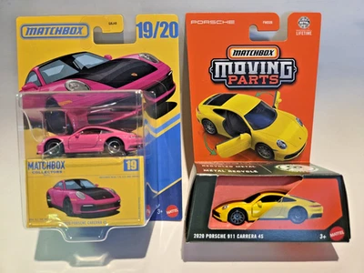 Matchbox Moving Parts 2020 Porsche 911 Carrera 4S & Collectors 2020 Carerra 4S - Image 1 of 4