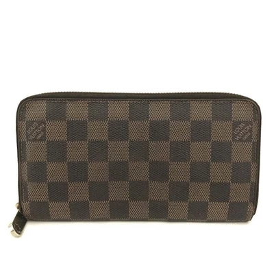 Portafoglio lungo EGA Louis Vuitton Damier con cerniera e cerniera marrone/3BL1000 - Immagine 1 di 4