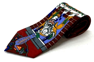 FloRence & K Inc. Men's Necktie Santa Lightweight Christmas Necktie - Picture 1 of 13