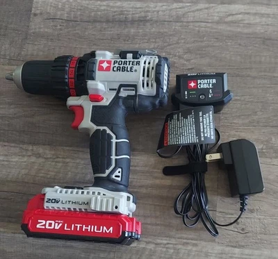Porter Cable 20V Drill  PCC600 with Charger a Batteries Kit - Image 1 of 4