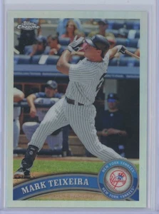 2011 TOPPS CHROME REFRACTOR MARK TEIXEIRA NEW YORK YANKEES - Picture 1 of 2
