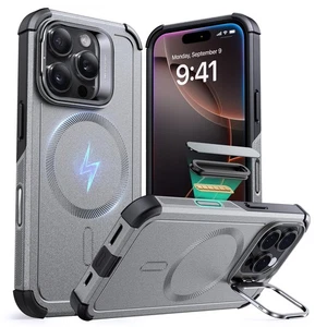 for iPhone 16 Pro Max Case with Stash Stand, Camera Control, 23FT Military-Gr... - Picture 1 of 8