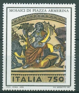 Italien 1993 Kulturelles Erbe Mosaik Tiger Elefant 2269 postfrisch - Picture 1 of 1