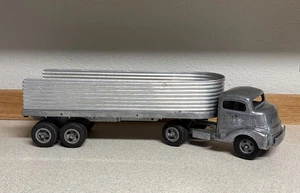 Vintage Smith Miller Silver Streak GMC Truck & Fruehauf Trailer SMITTY TOYS - Picture 1 of 24