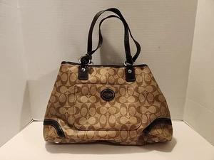 Coach Heritage Payton Signature Purse Beuteltasche Handtasche M1273 F23721 braun hellbraun - Bild 1 von 12