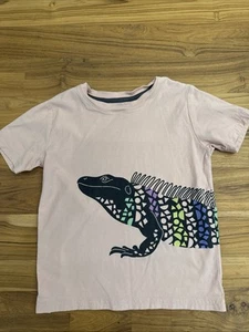 Boys Tea Collection Lizard Themed Tshirt Size 7 - Picture 1 of 7
