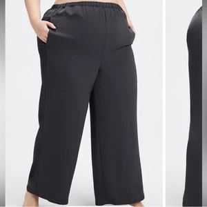 Fabletics L Neu mit Etikett Öko Satin Schlafhose 2X Zinn - Bild 1 von 8