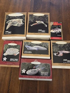 Punze Star Trek Ornament Lot Viele Schiffe! Tolles Geschenk - Bild 1 von 10