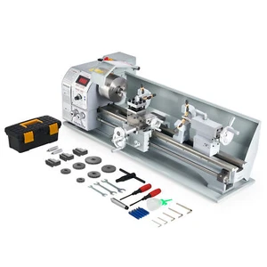 CREWORKS 9"x24" Mini Metal Lathe 1100W Brushless Motor 3000rpm Benchtop 3 Jaw - Picture 1 of 8