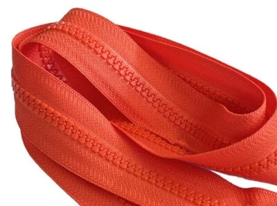 Chaqueta reversible de plástico moldeado YKK #5 1 pieza 22 pulgadas separadora de cremallera Foto 1 de 4