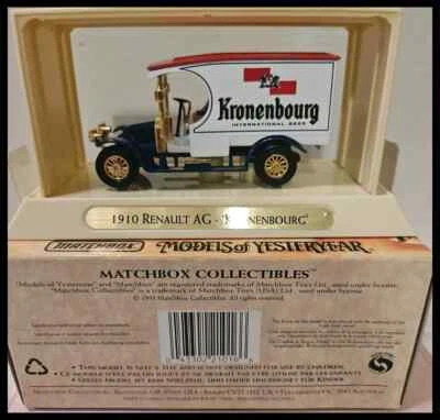 Matchbox Lowenbrau Great Beers of the World 1910 RENAULT AG KRONENBOURG YGB07 - Image 1 of 2