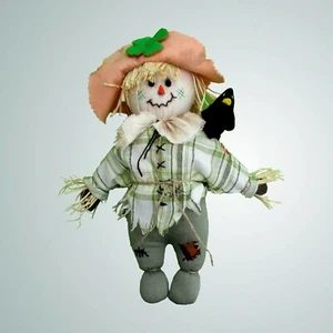 Turnip Scarecrow soft toy cloth doll sewing pattern. Includes Parsnip blackbird - Picture 1 of 5