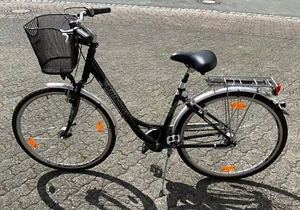 Damen-Fahrrad, Kalkhoff, 28 Zoll,mit Korb und Pumpe,kaum genutzt,einsatzbereit - Bild 1 von 10