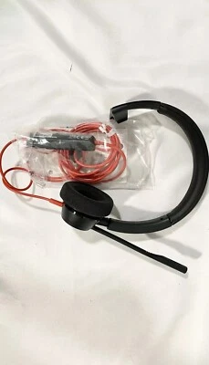 3310 Wired Headset (Plantronics) – Flexible Microphone Poly Blackwire Foto 1 de 4