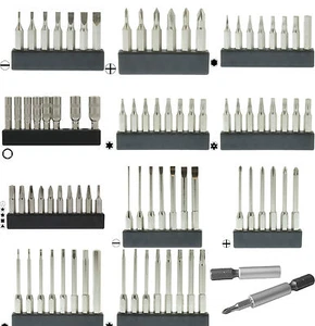 Mini Bit Set 6-10-tlg., 28 o. 45 mm, Kreuz-Schlitz, Sechskant, T-Profil u.v.a  - Bild 1 von 13