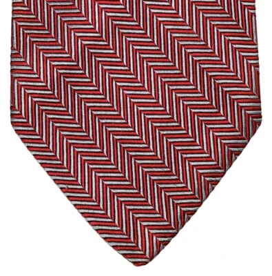 BREUER Men's Tie Zig-Zag Stripe Multi-Color 61L 3.75W ITALY EUC Retail - $165 - Image 1 of 4
