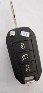 CITROEN Flip Key Remote 9809821077 (Frq 433) HUF8435  08441610,  chip 4A - Picture 1 of 4