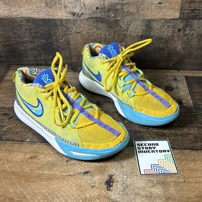 Tênis de basquete Nike Kyrie Flytrap Vw 2 amarelo Bob Esponja tamanho 4y DQ8094-700 - Imagem 1 de 4