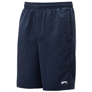 ↪️ SLAZENGER kurze Herren Hose S M L XL 2XL 3XL 4XL 5XL 🔵Dunkelblau Shorts - Picture 1 of 9