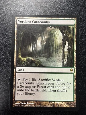 MTG Magic the Gathering Verdant Catacombs (229/280) Zendikar LP JR - Image 1 of 4