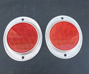 2 Auto-Lamp 888 Reflector Red Truck Vintage SAE A-66 NOS Rear Sate-Lite 30 - Bild 1 von 10