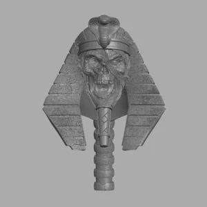 Undead Pharoah Mummy Custom Kopf für Mythic Legions & andere Actionfiguren - Bild 1 von 1