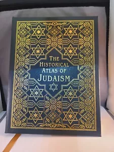 THE HISTORICAL ATLAS OF JUDAISM by Dr. Ian Barnes Edited J Bacon Leather Bound - Picture 1 of 7