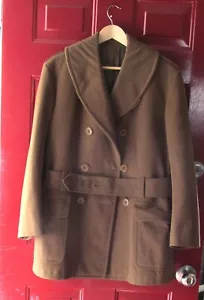 US Army M-1926 Officer Short Style Overcoat WW2 Size 38R - 1942 - Picture 1 of 14
