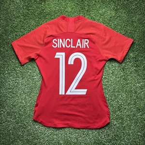 2019 2020 Canada Sinclair Jersey Shirt Kit Home Red Nike Soccer 12 Womens Medium - Picture 1 of 11