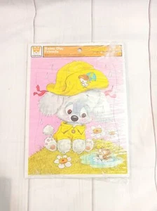 Whitman frame tray puzzle Rainy Day friends 1970's Vintage Jigsaw Puzzle - Picture 1 of 7